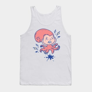 Frustrated octapus Kraken Mermaid Tank Top